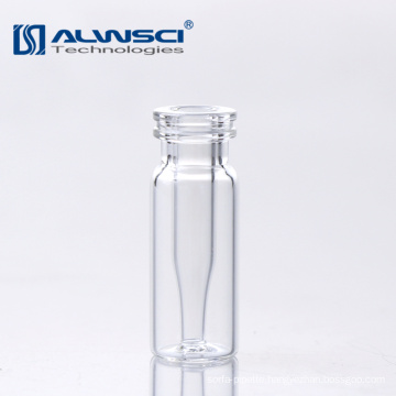 11mm Clear glass hplc lab autosampler snap high recovery vials with micro insert